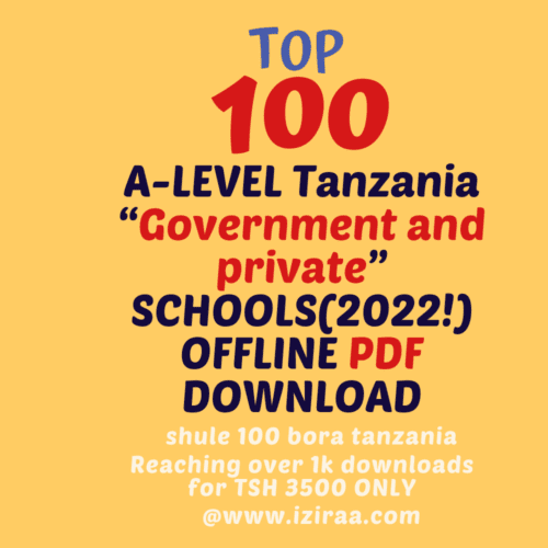 Tanzania Best high schools 2022