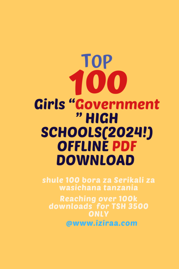 100-best-girls-government-high-schools-in-Tanzania-2024