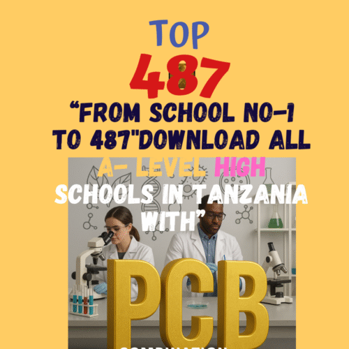 BEST PCB CONBINATION HIGH SCHOOLS IN TANZANIA