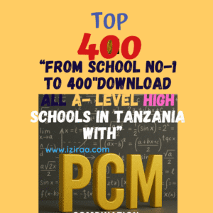 BEST PCM HIGH SCHOOLS IN TANZANIA
