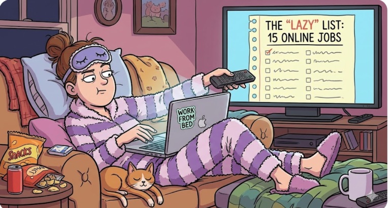 The Lazy List 15 Online Jobs