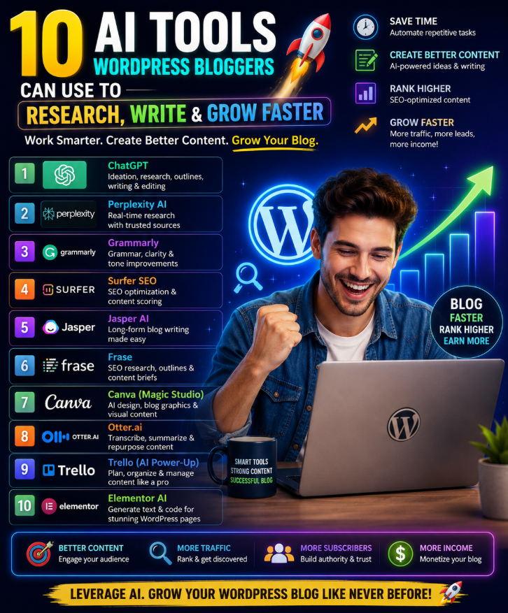 AI Tools WordPress Bloggers Can Use