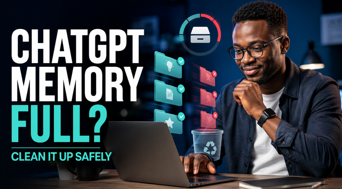 Technology professional organising ChatGPT memories and safely removing outdated information